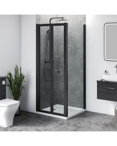 Aqua i 6 Black Shower Side Panel 900mm x 1900mm High