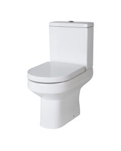 Premier Harmony Close Coupled Semi Flush to Wall Toilet