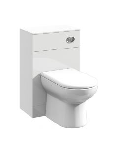 Nuie Mayford 500mm Toilet Unit 330mm Deep - Gloss White