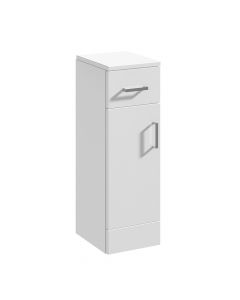 Nuie Mayford 250mm Cupboard 300mm Deep -  Gloss White