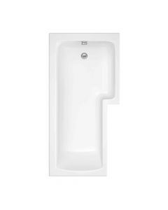 Trojan Solarna 1500mm x 850mm L Shaped Shower Bath - Right Hand