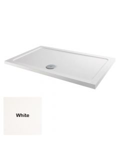 Aqua i Blanco Rectangle Shower Tray 1700mm x 700mm & Waste - White