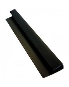 Black PVC Starter / End Trim H2400mm D10mm
