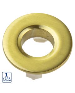 Serene Oval Overflow Ring - Brushed Brass