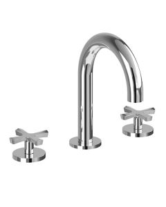 Burlington Riviera 3 Tap Hole Basin Mixer - Chrome