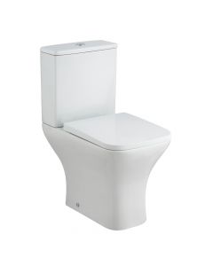 Elara Rimless Close Coupled Toilet With Soft Close Seat