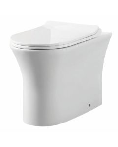 Ella Rowe Anzio Rimless Comfort Height Back to Wall Toilet & Soft Close Seat