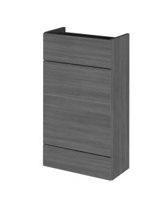 Hudson Reed Fusion 600mm Fitted WC Unit - Anthracite Woodgrain 