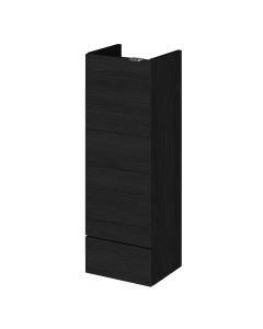 Hudson Reed Fusion 300mm Fitted Base Unit - Charcoal Black Woodgrain