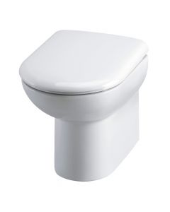 Hudson Reed White D-Shape Back to Wall Pan & Soft Close Seat