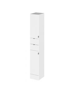 Hudson Reed Fusion 300mm Tall Tower Unit - Gloss White