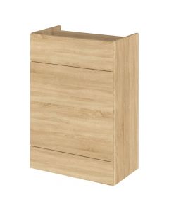 Hudson Reed Fusion 600mm Fitted WC Unit - Natural Oak