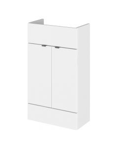 Hudson Reed Fusion Slimline 500mm Fitted Vanity Unit - Gloss White