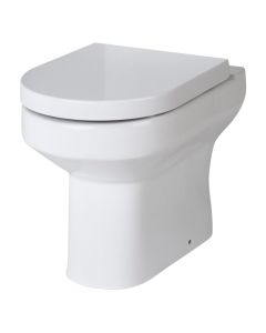 Hudson Reed White Harmony Back to Wall Pan & Soft Close Seat