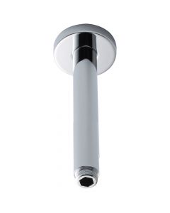 Hudson Reed Round Ceiling Mounted Arm 300mm - Chrome
