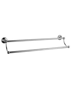Hudson Reed Traditional Double Towel Rail - Chrome