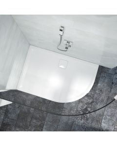 Merlyn Level 25 Offset Quadrant Shower Tray Right