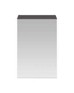 Nuie Athena 450mm Mirror Unit Single Door - Gloss Grey
