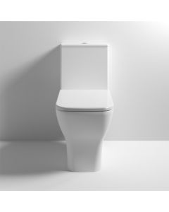 Nuie Ava Rimless Close Coupled Toilet With Soft Close Seat