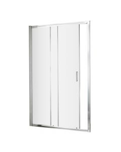 Nuie Ella 1000mm Single Sliding Shower Door - Square Handle