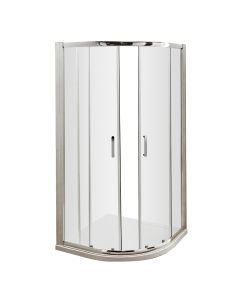 Nuie Pacific 1050mm x 925mm D Shape Enclosure - Rounded Handle
