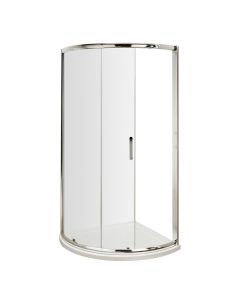 Nuie Pacific 860mm x 860mm Single Entry Quadrant Enclosure - Rounded Handle