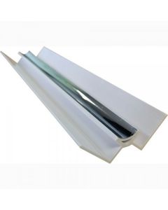 Proplas Silver PVC Internal Corner H2800mm D8mm