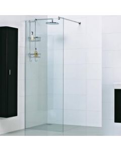 Roman Haven Select 8mm Glass to Glass Front Wetroom Panel 900mm - Chrome