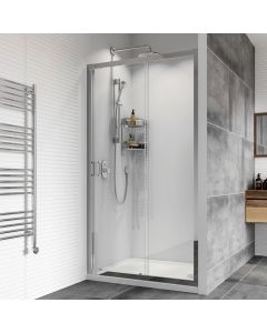 Roman Haven8 Sliding Shower Door 1500mm - Chrome