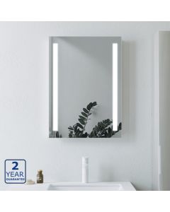 Serene Flores 600mm x 800mm Front Lit LED Mirror with Touch Sensor