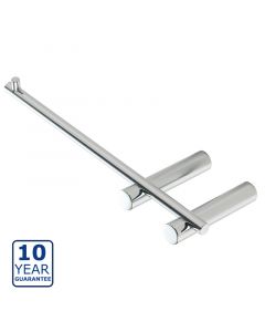 Serene Coby Wall Mounted Toilet Roll Holder - Chrome