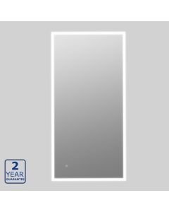 Serene Ilios 600mm x 800mm Surround Lit LED Mirror with Touch Sensor & Shaver Socket