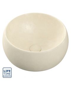 Serene Runswick 400mm Ceramic Washbowl - Stone Effect