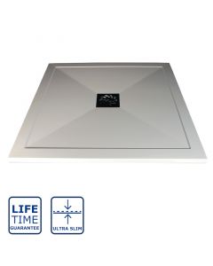 Serene Prism Ultra-Slim Square Shower Tray 800mm x 800mm
