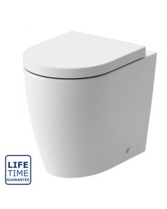 Serene Verona Rimless Back to Wall Toilet And Soft Close Seat
