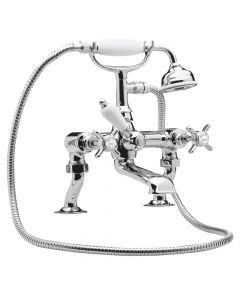 Premier Beaumont Luxury 3/4â€ Cranked Bath Shower Mixer