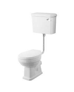 Premier Carlton Low Level Pan, Cistern & Flush Pipe Kit