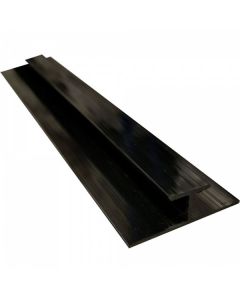 Proplas Black PVC H Joint H2800mm D8mm