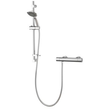 Aqualisa AQ Cool Touch Round Bar Valve (Inc Fixing Kit) LP/HP - Chrome