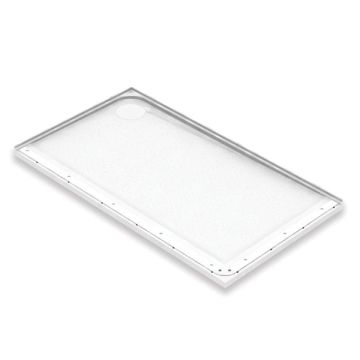 AKW Mullen Rectangular Shower Tray with Gravity Waste 1300mm x 700mm - Left Hand