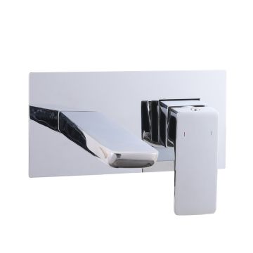 Darwin Wall Mounted Bath Filler - Chrome
