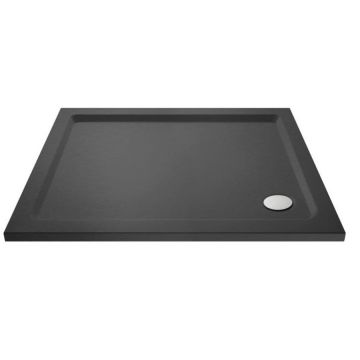 Hudson Reed Rectangular Shower Tray 1200mm x 760mm - Slate Grey