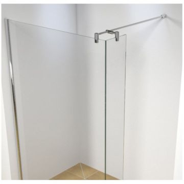 Kudos Ultimate2 8mm Fixed Deflector Panel 255mm Wide - Chrome