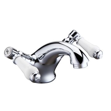 Alice Mono Basin Mixer with Push Button Waste