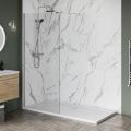 1800mm x 700mm Wetroom 10mm Shower Screens Shower Enclosure and Shower Tray (Includes Free Shower Tray Waste)