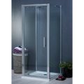 Aqua i 3 Sided Shower Enclosure - 900mm Pivot Door and 760mm Side Panels