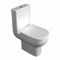 Roma Space Close Coupled Toilet With Soft Close Seat