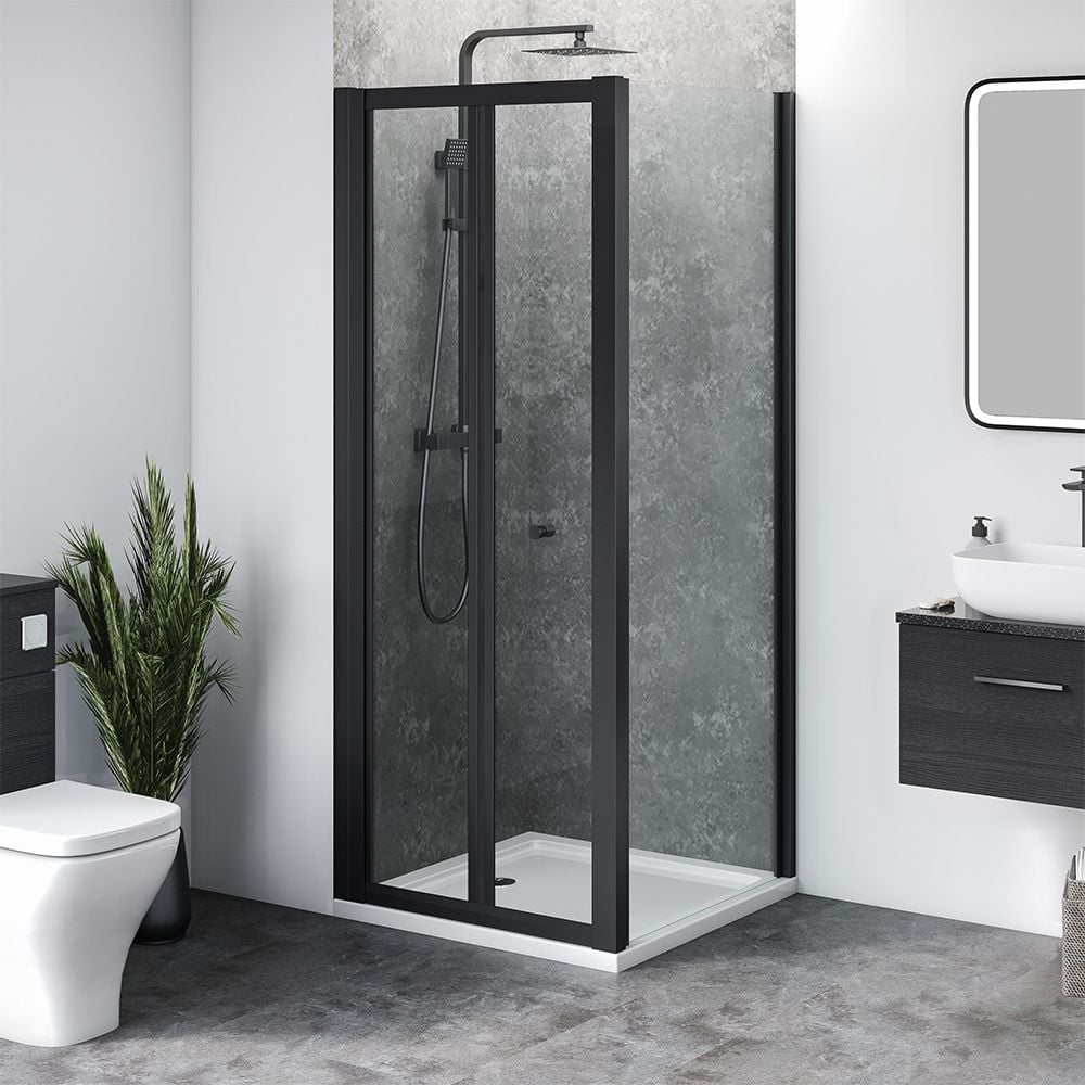 Black shower enclosure sales
