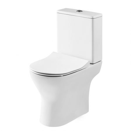 Nuie Freya Compact Close Coupled Toilet With Soft Close Seat