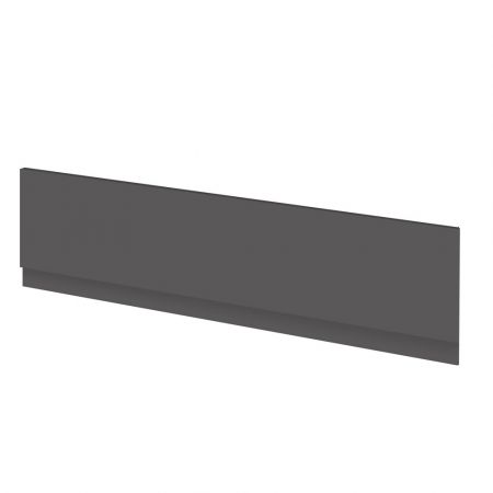 Nuie Athena 1700mm Bath Front Panel - Gloss Grey